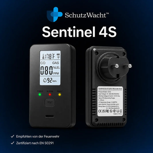 Schutzwacht Sentinel 4S CO-Melder für Wohnmobil & Wohnwagen